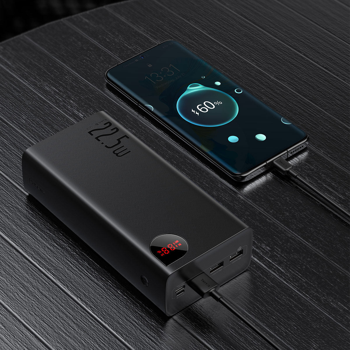 Baseus Adaman Metal Body Digital Display Quick Charge Power Bank 40000mAh 22.5W