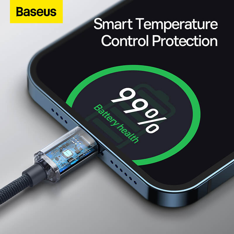 Baseus Fast Charging Data Cable Type-C to iP 20W | Crystal Shine Series