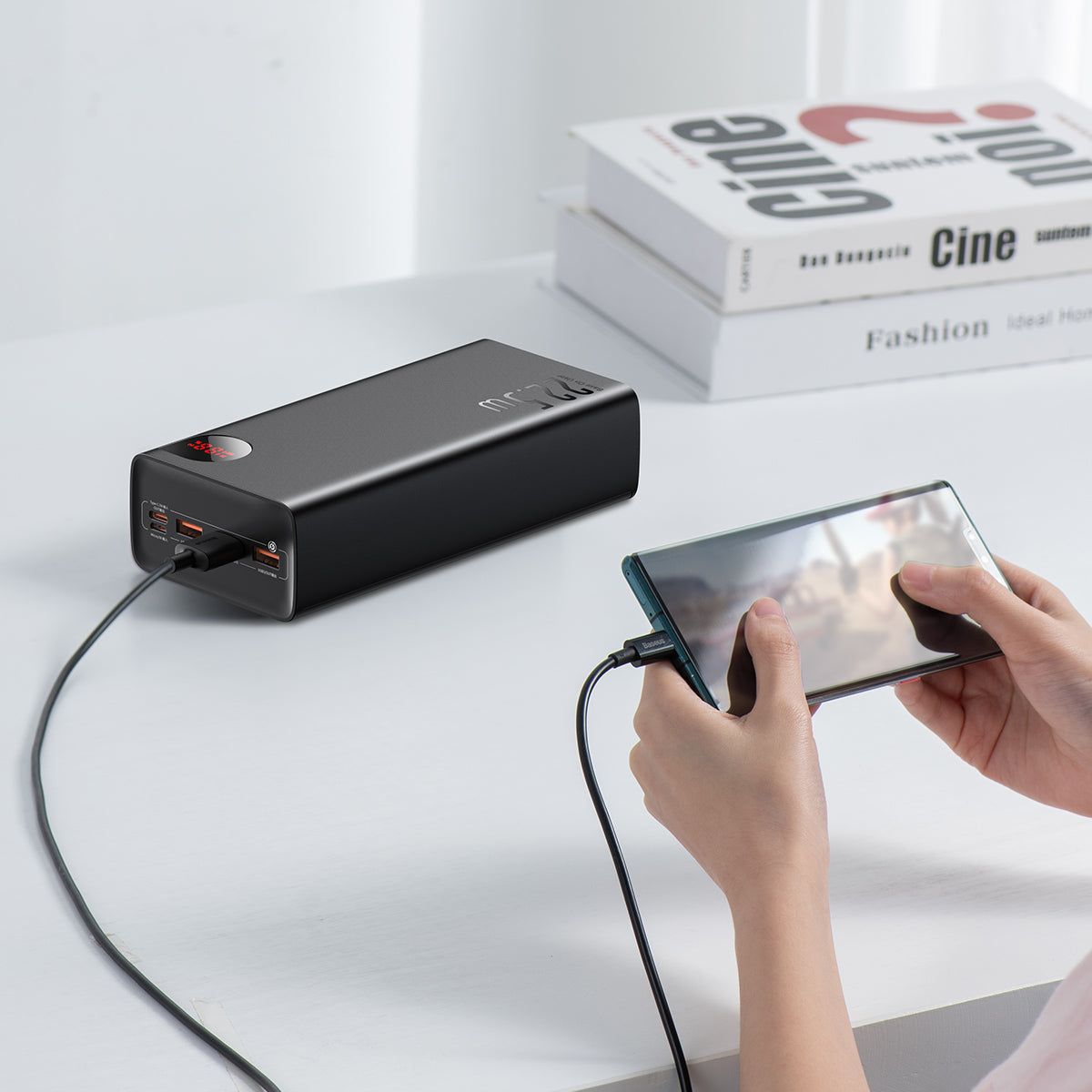 Baseus Adaman Metal Body Digital Display Quick Charge Power Bank 40000mAh 22.5W