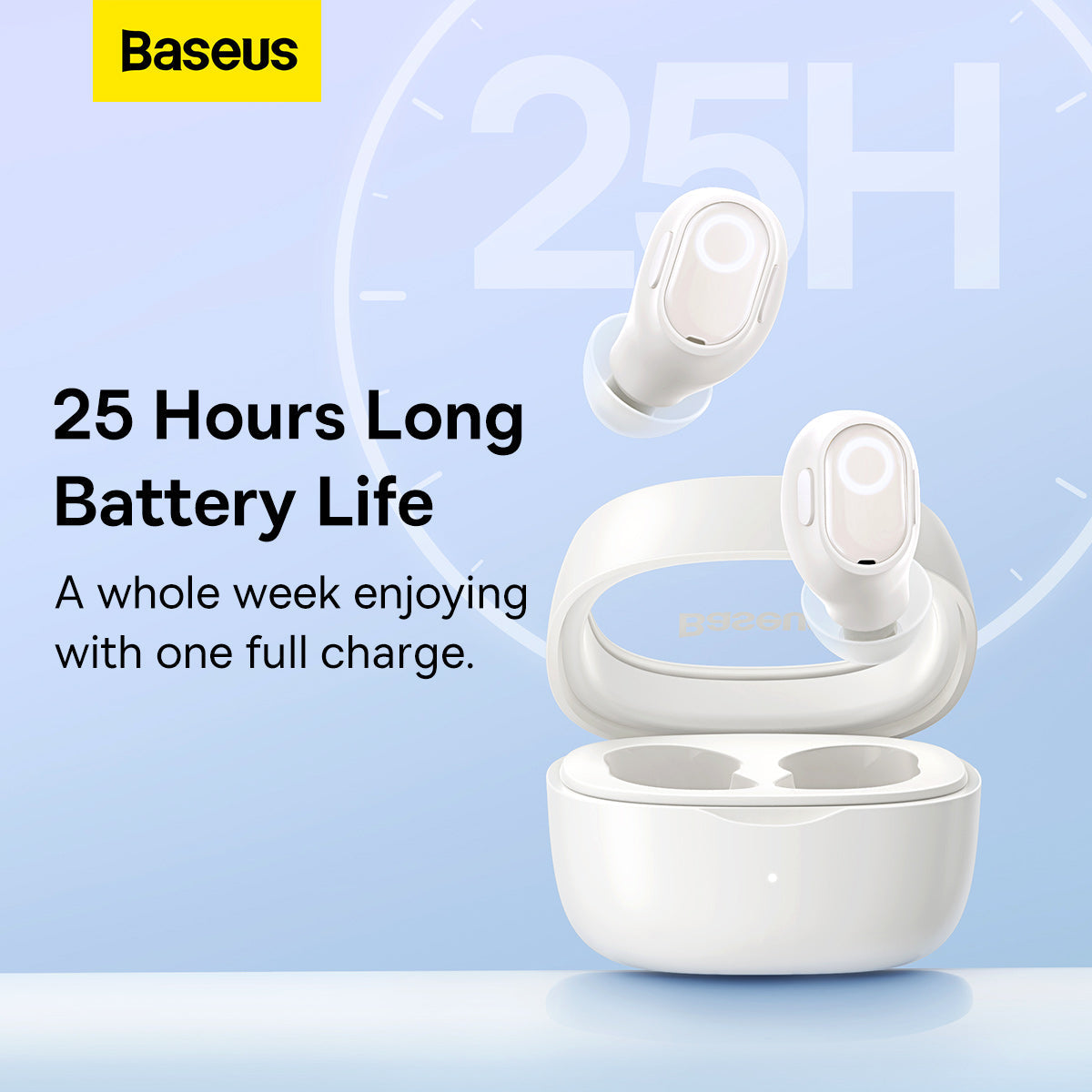 Baseus Bowie WM02 True Wireless Earphones Creamy-white