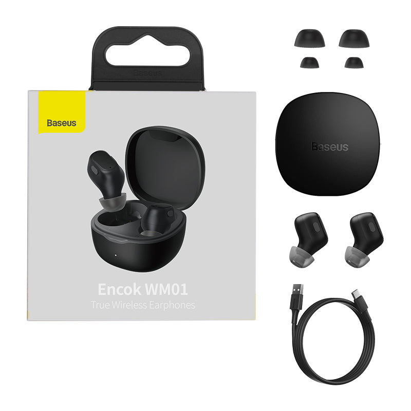 Baseus Encok True Wireless Earphones WM01 Black