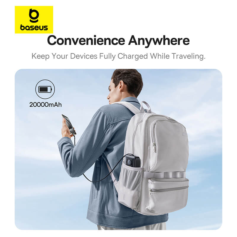 Baseus Free2Pull Power Bank with Retractable Cable 20000mAh 65W
