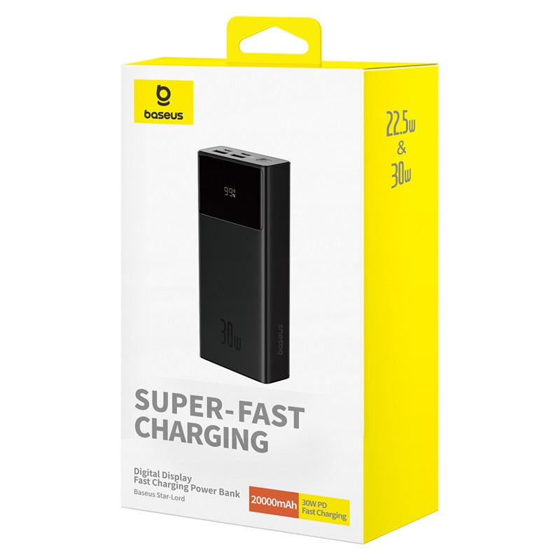 Baseus Star-Lord Digital Display Fast Charging Power Bank 20000mAh 30W