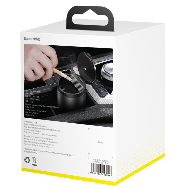Baseus Car Ashtray Premium Dark Gray