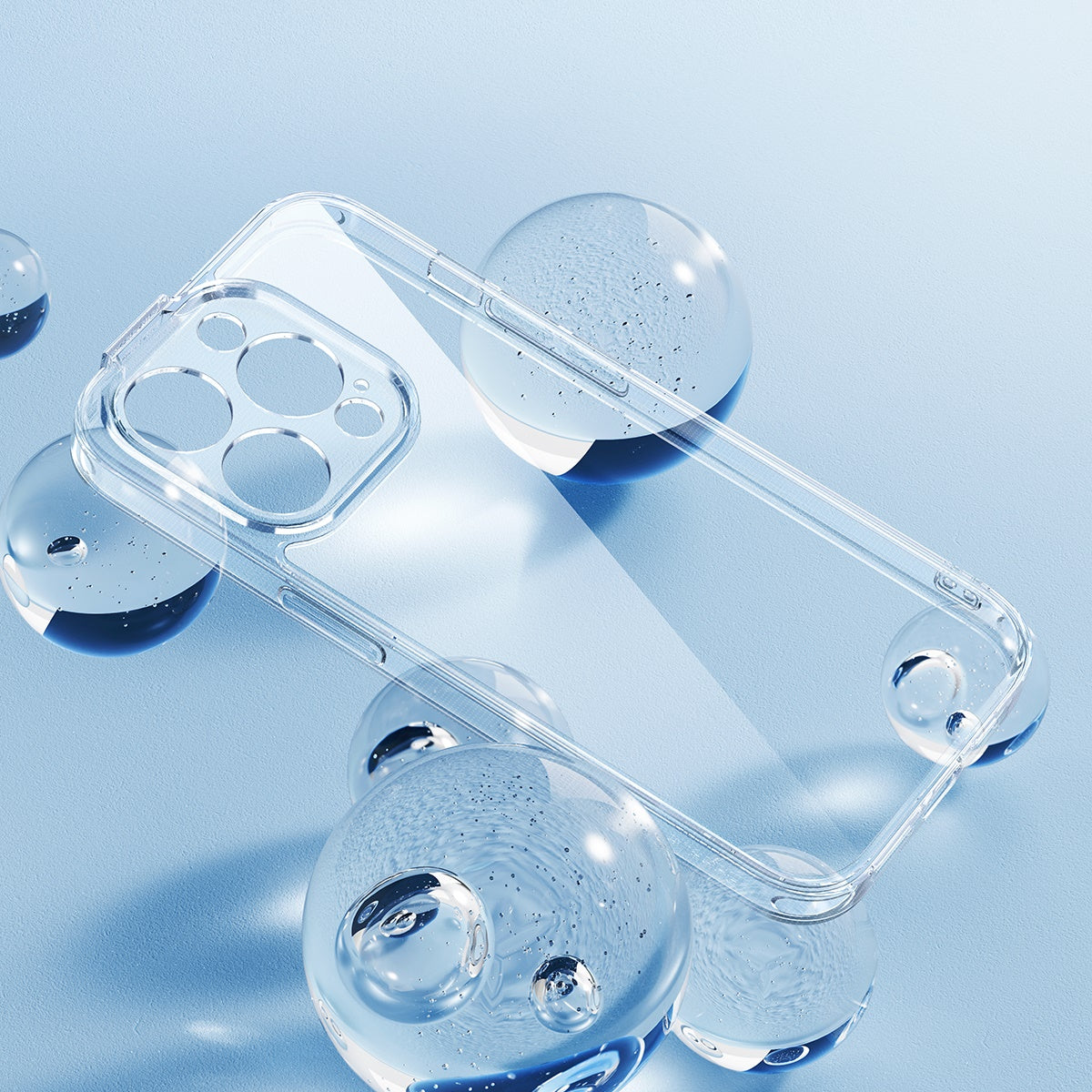 Baseus Super Ceramic Series Glass Case For iPhone 14 Pro Max Tempered Glass + Cleaning kit Clear