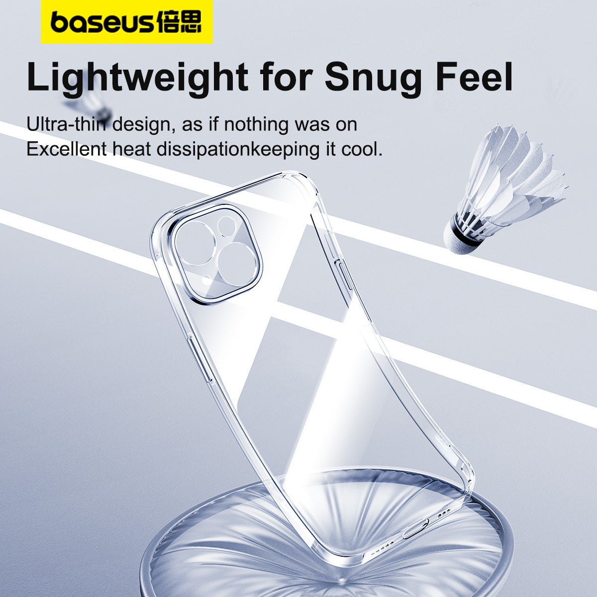 Baseus Simple Series II Phone Case for iPhone 15 Pro/15 Pro Max Clear