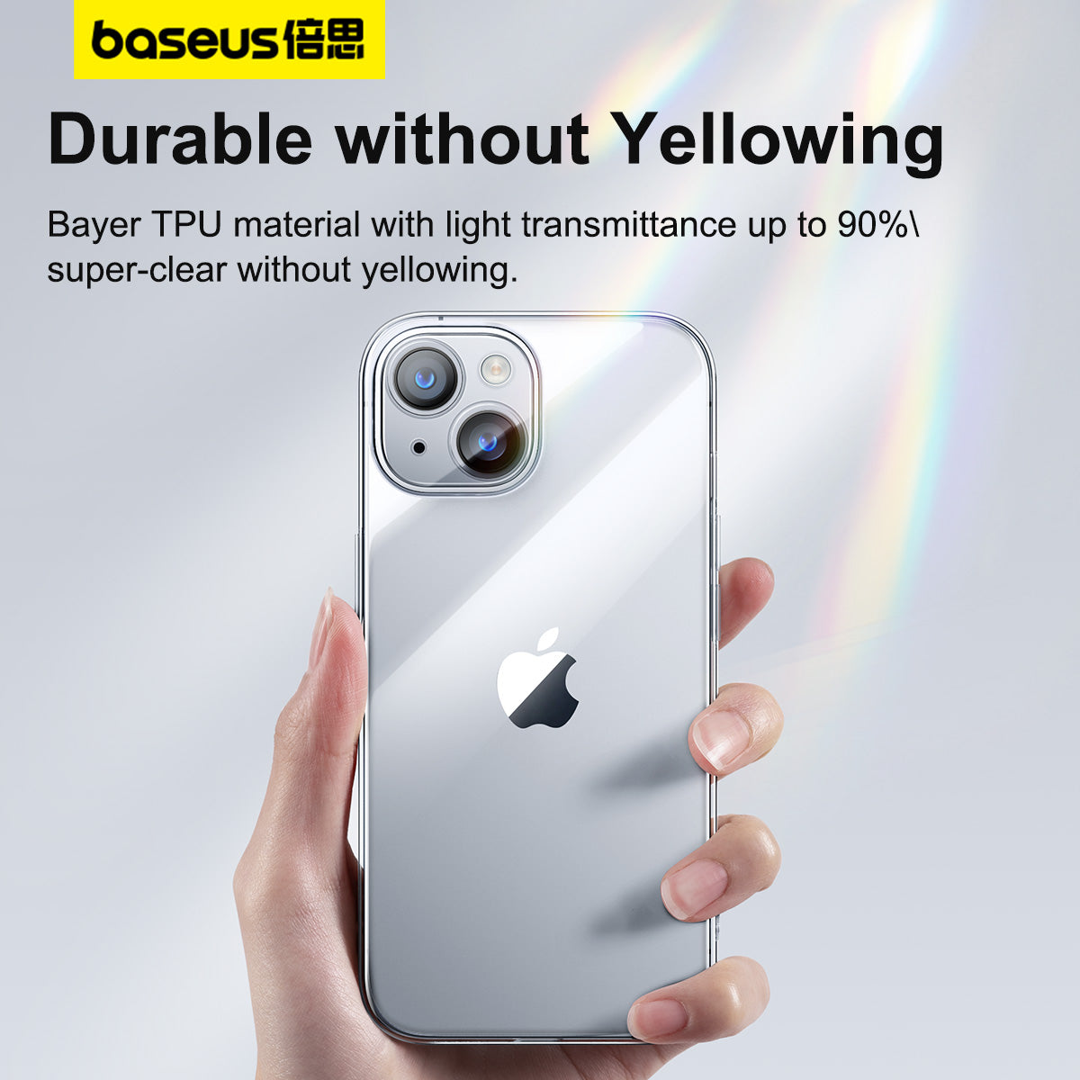 Baseus Simple Series II Phone Case for iPhone 15 Pro/15 Pro Max Clear