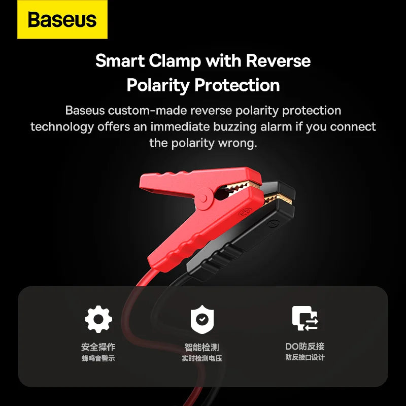 Baseus Super Energy Pro Black+ Car Jump Starter 1600A