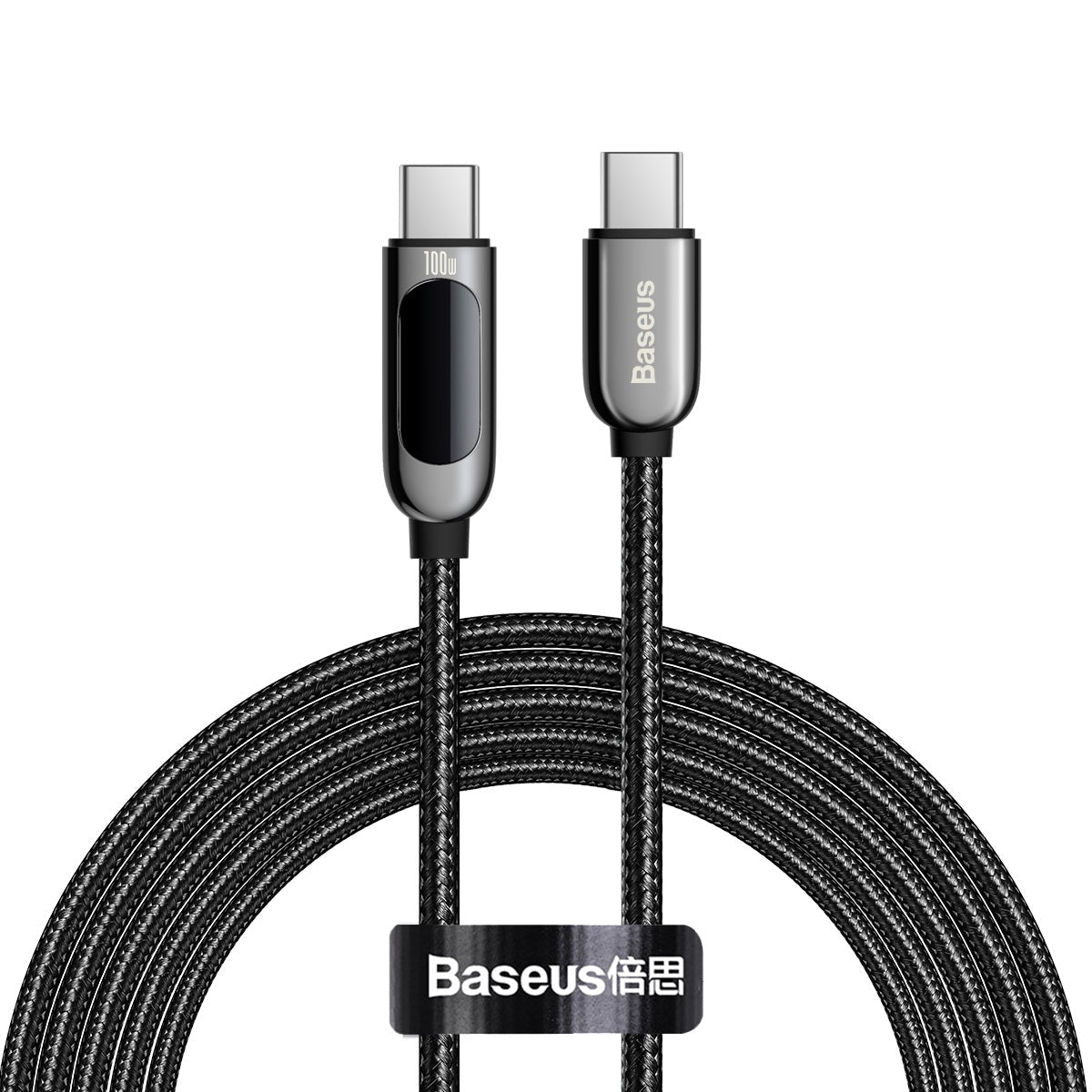 Baseus Display Fast Charging Data Cable Type-C to Type-C 100W 2m Green
