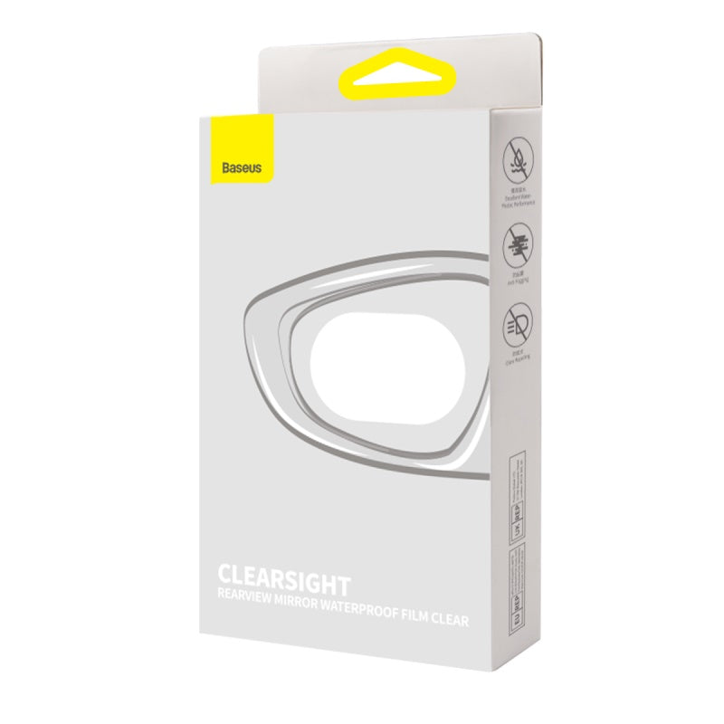 Baseus ClearSight Rearview Mirror Waterproof Film Clear, Pack of 2