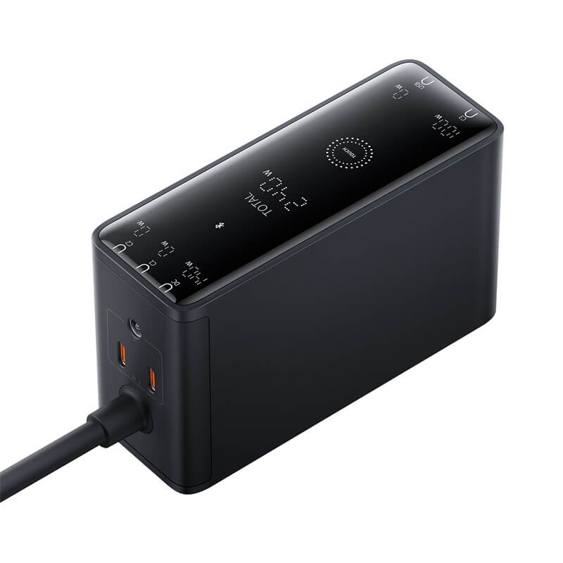 Baseus Digital GaN Intelligent Desktop Fast Charger 3C+U+DC 240W