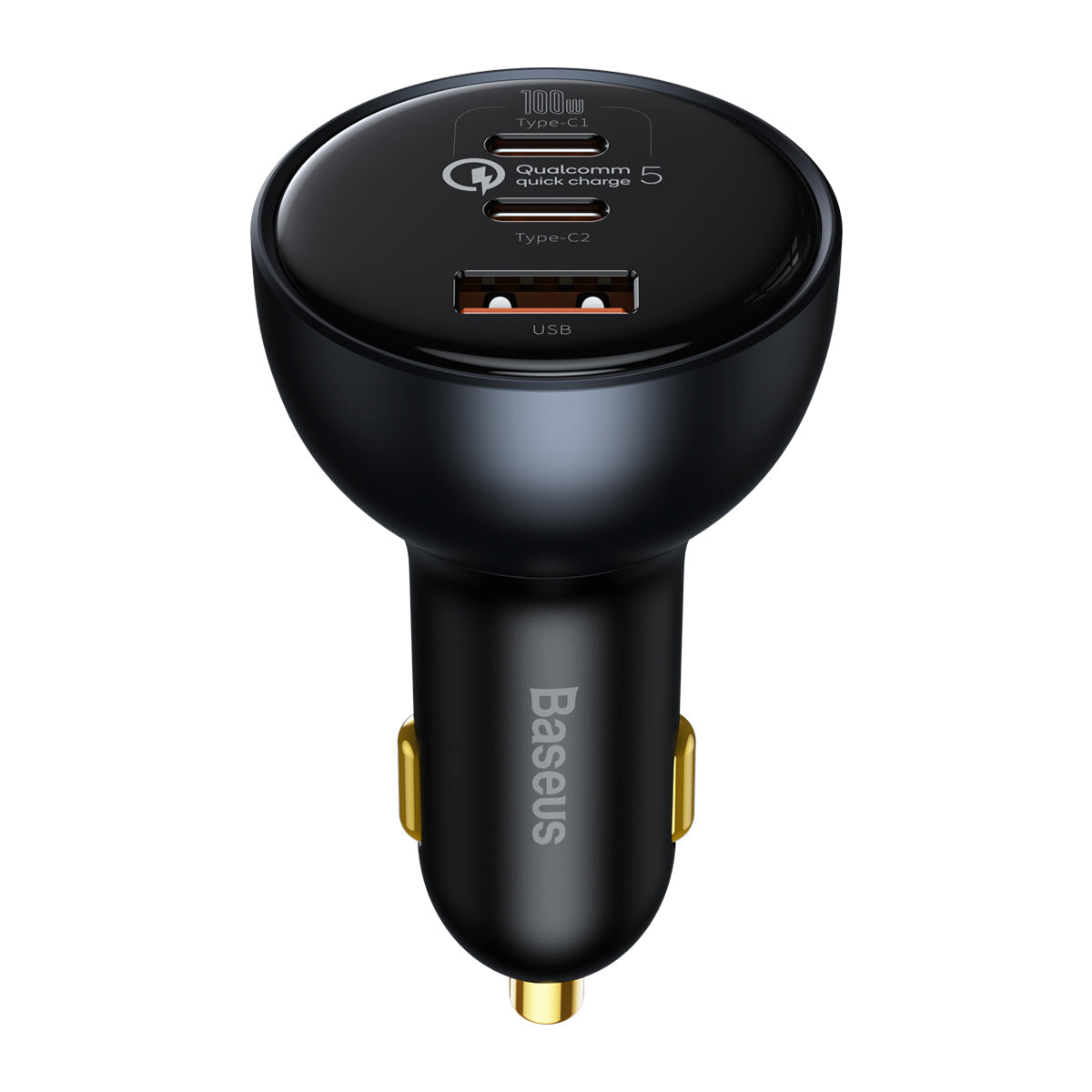 Baseus Quick Charge™ 5 Technology Multi-Port Fast Charge Car Charger C+C+U 160W