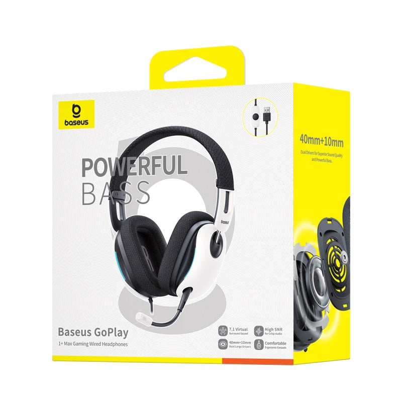 Baseus GoPlay 1+ Max Gaming Wired Headphones USB-A