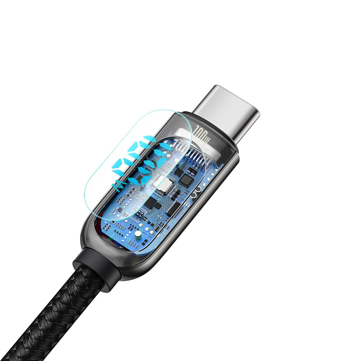 Baseus Display Fast Charging Data Cable Type-C to Type-C 100W 2m Green