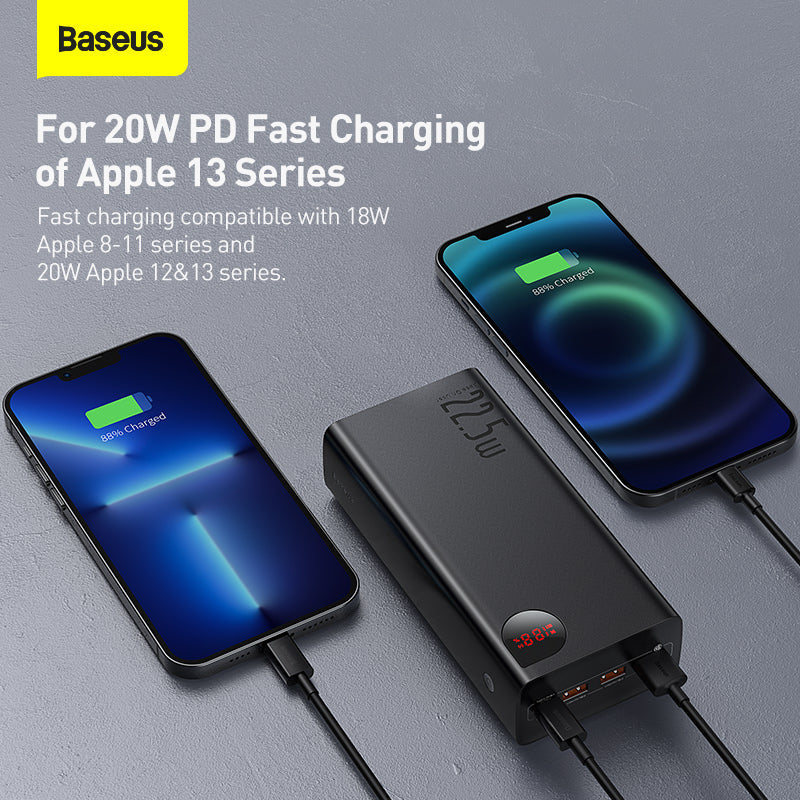 Baseus Adaman Metal Body Digital Display Quick Charge Power Bank 40000mAh 22.5W