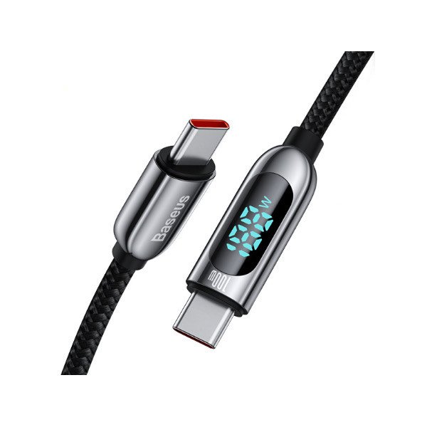 Baseus Display Fast Charging Data Cable Type-C To Type-C 100W