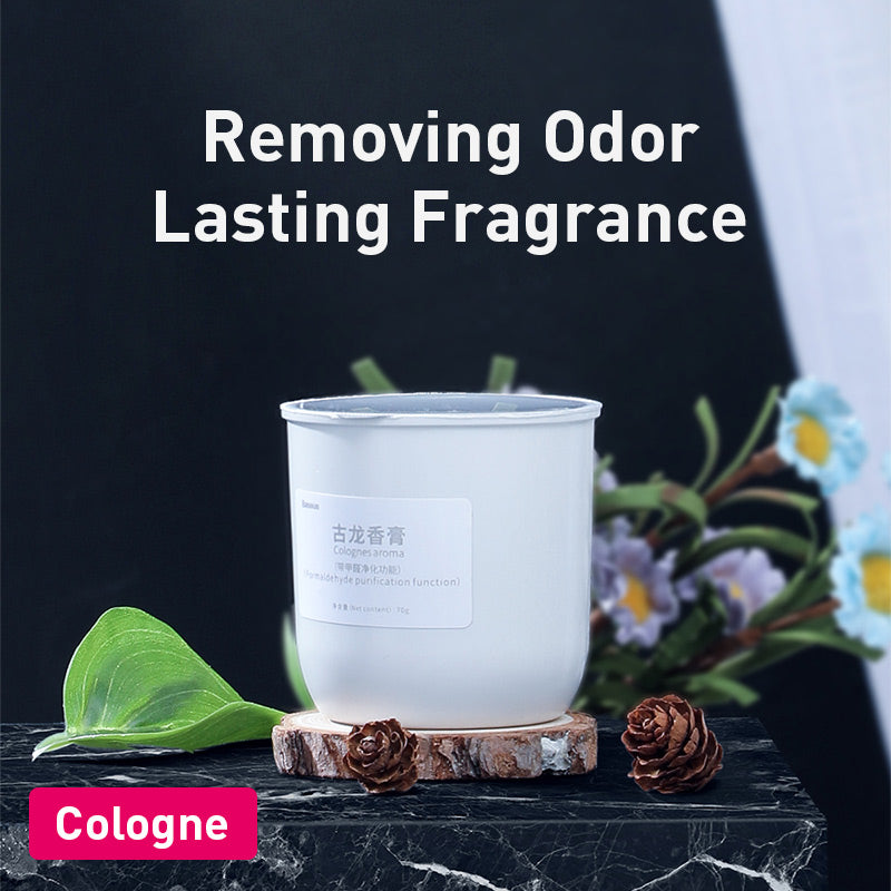 Baseus Aroma Cream Accessory for Car Cup Holder AirFreshener(with Formaldehyde PurificationFunction) Cologne