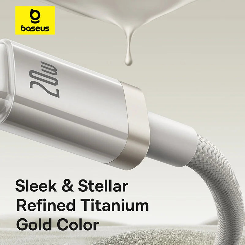 Baseus Titanium Alloy Fast Charging Cable Type-C to iP 20W