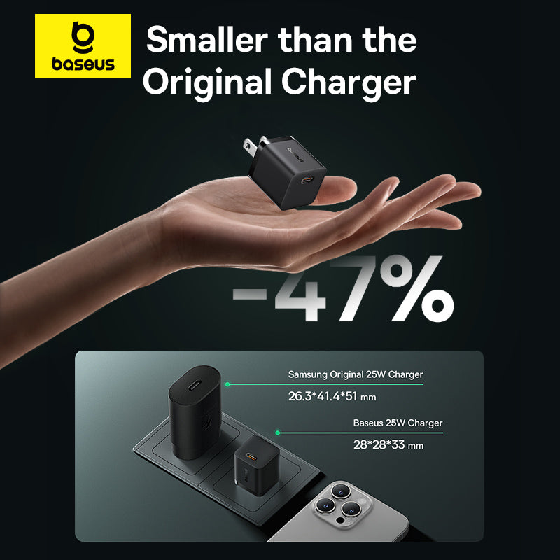 Baseus GaN5 Fast Charger mini 1C 25W US