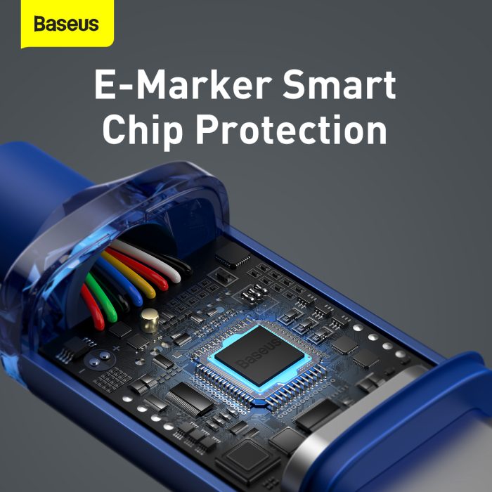 Baseus Crystal Shine Series Fast Charging Data Cable Type-C to Type-C 100W 2m