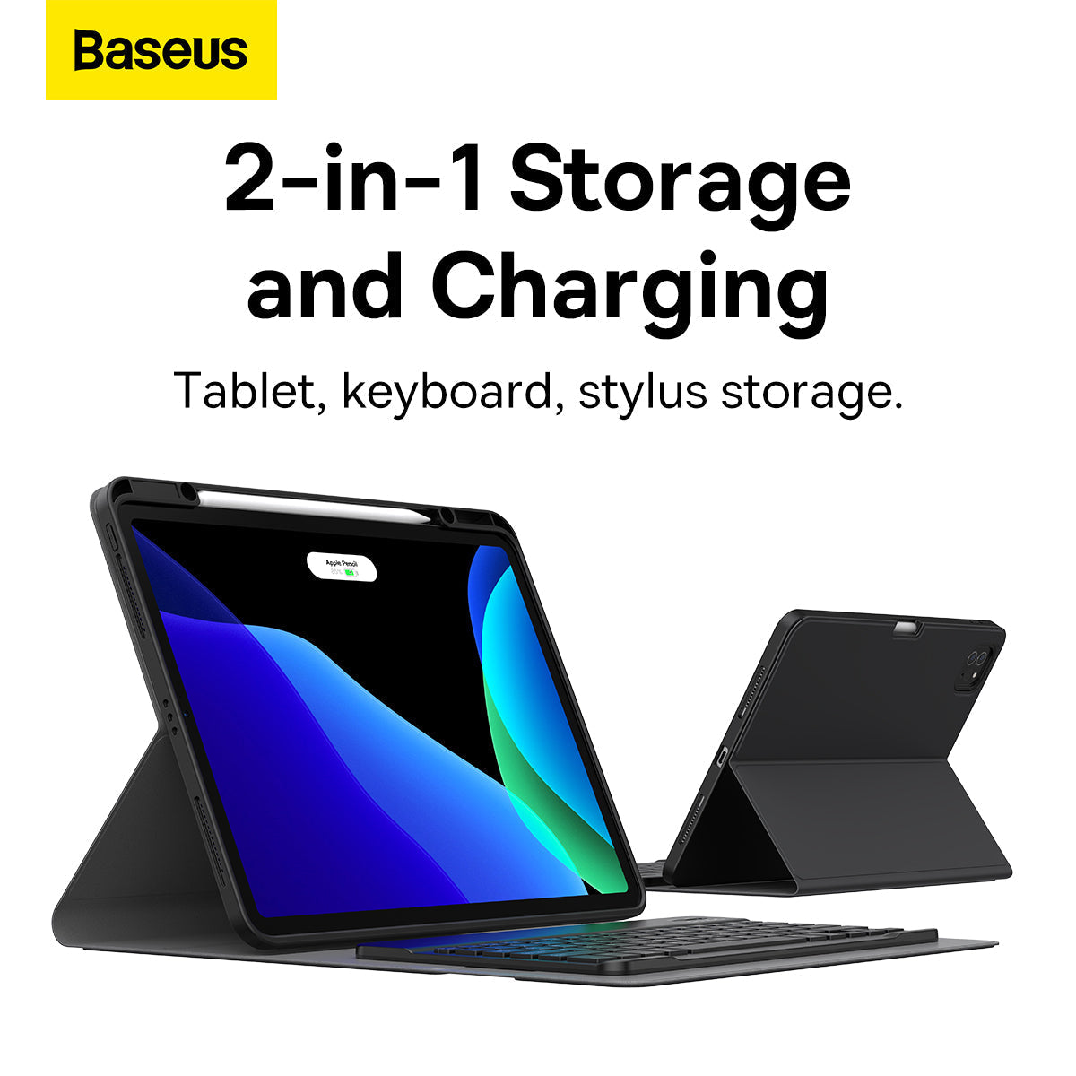 Baseus Brilliance Detachable Keyboard Case For Pad Pro 12.9-inch(2018/2020/2021)Gray