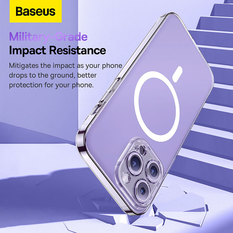 iPhone 12 Pro Max Magnetic Phone Case Baseus Crystal Series