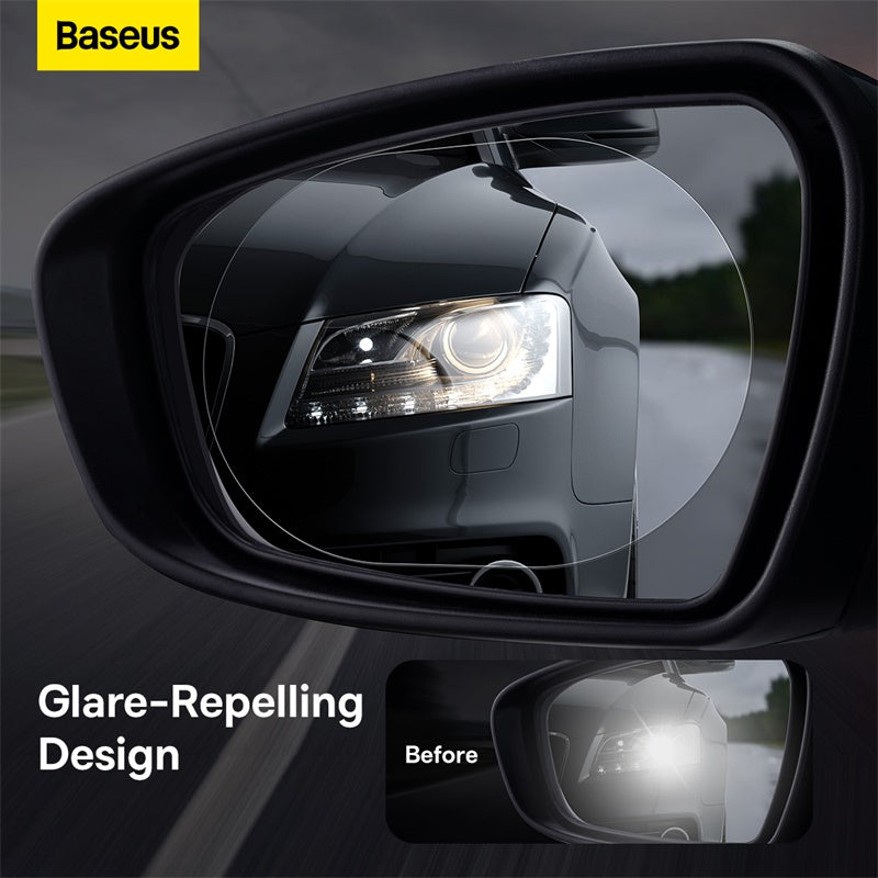 Baseus ClearSight Rearview Mirror Waterproof Film Clear, Pack of 2