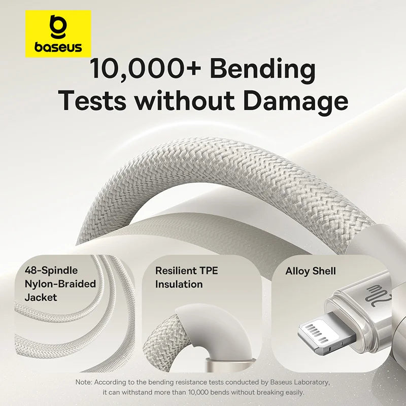 Baseus Titanium Alloy Fast Charging Cable Type-C to iP 20W