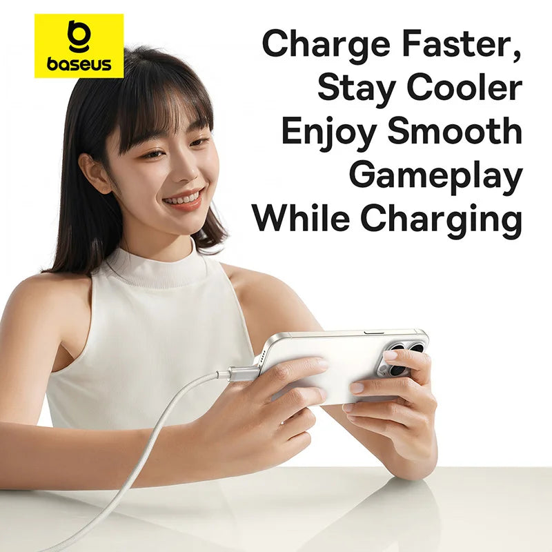 Baseus Titanium Alloy Fast Charging Cable Type-C to iP 20W