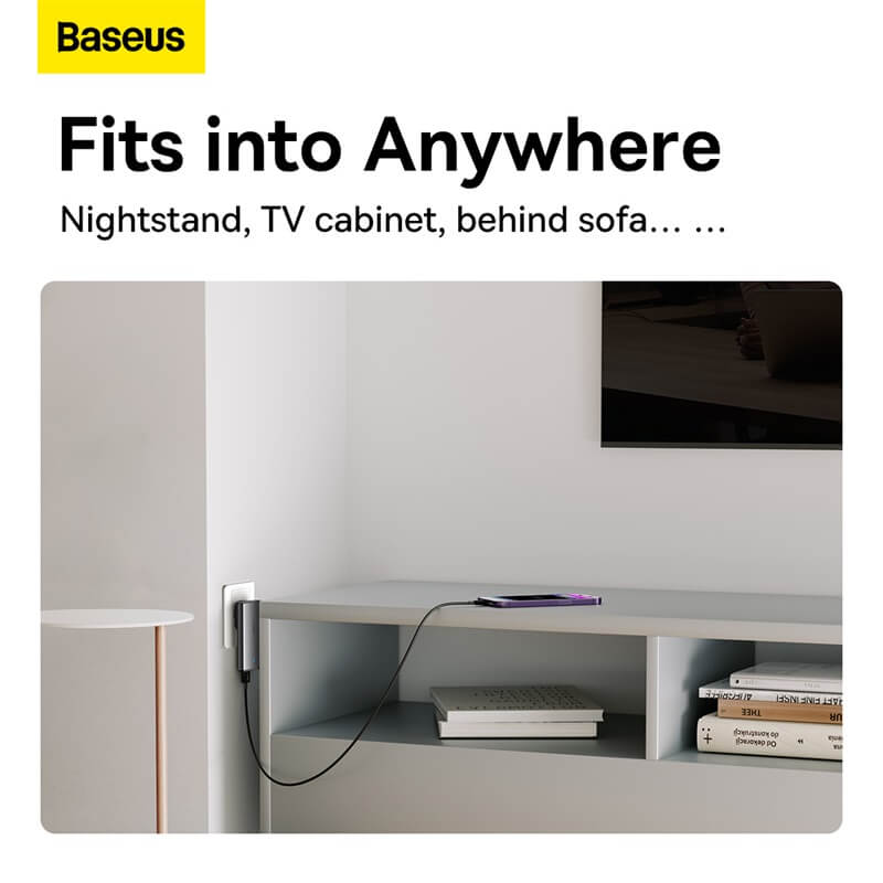 Baseus GaN5 Pro Ultra-Slim Fast Charger C+U 65W with Universal Plugs