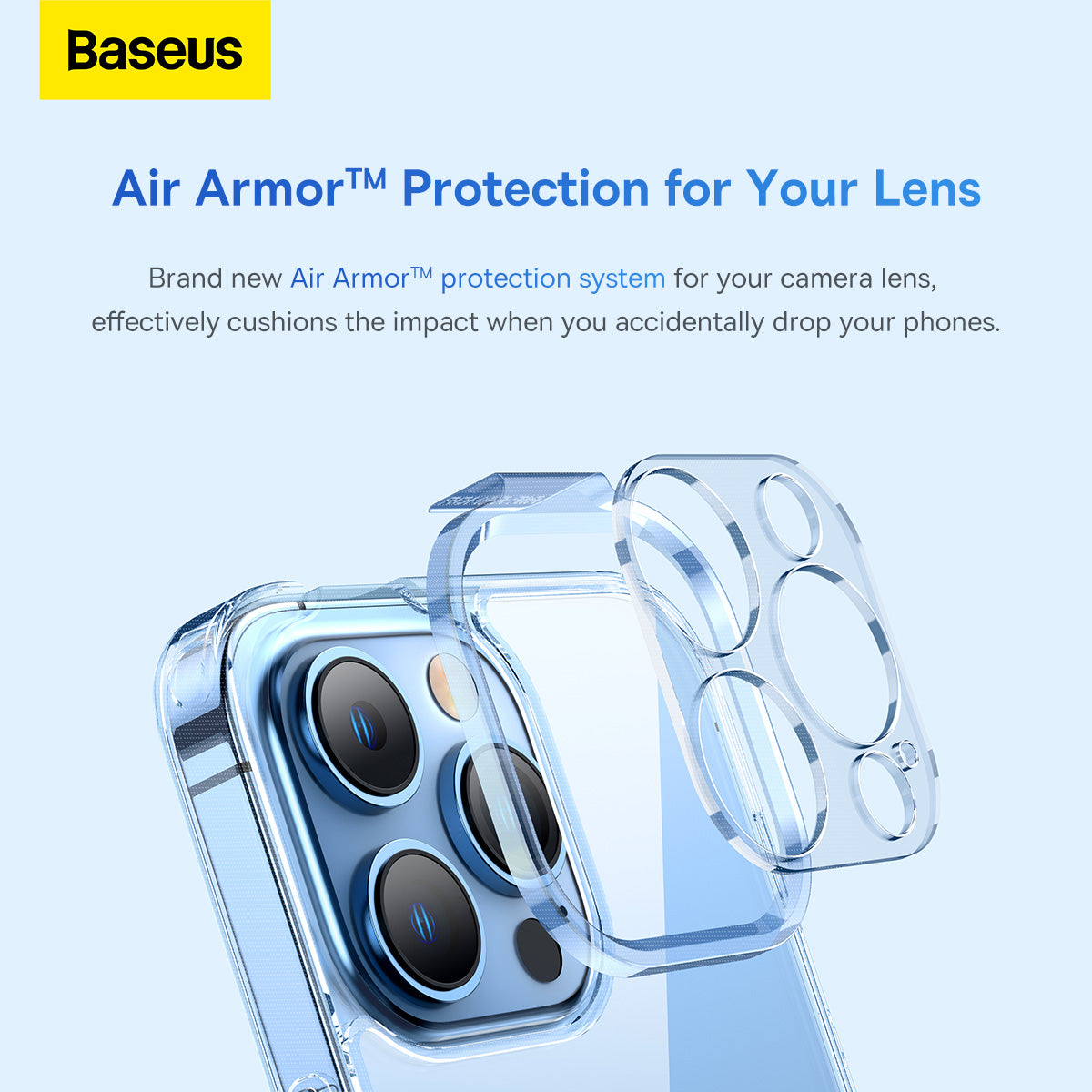 Baseus Super Ceramic Series Glass Case For iPhone 14 Pro Max Tempered Glass + Cleaning kit Clear