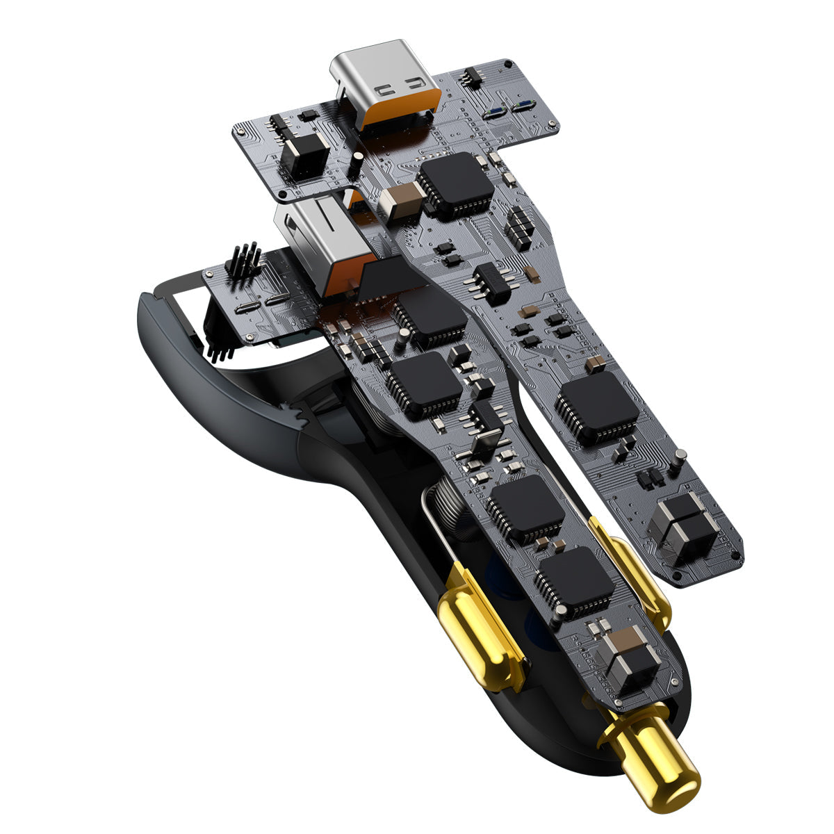 Baseus Quick Charge™ 5 Technology Multi-Port Fast Charge Car Charger C+C+U 160W