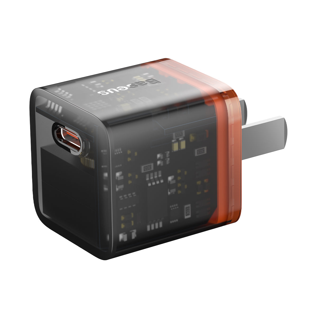 Baseus GaN5 Fast Charger Mini 1C 20W CN Amber Orange