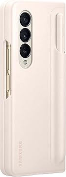 Samsung Fold 4 S pen case Beige