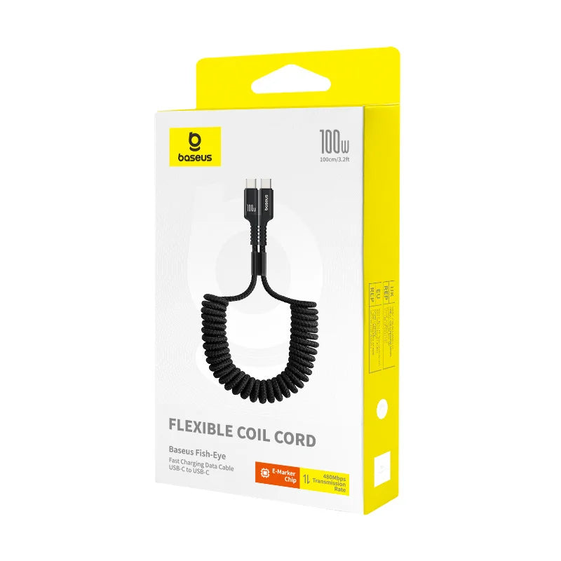 Baseus Fish-Eye Charging Cable USB-C to USB-C 100W