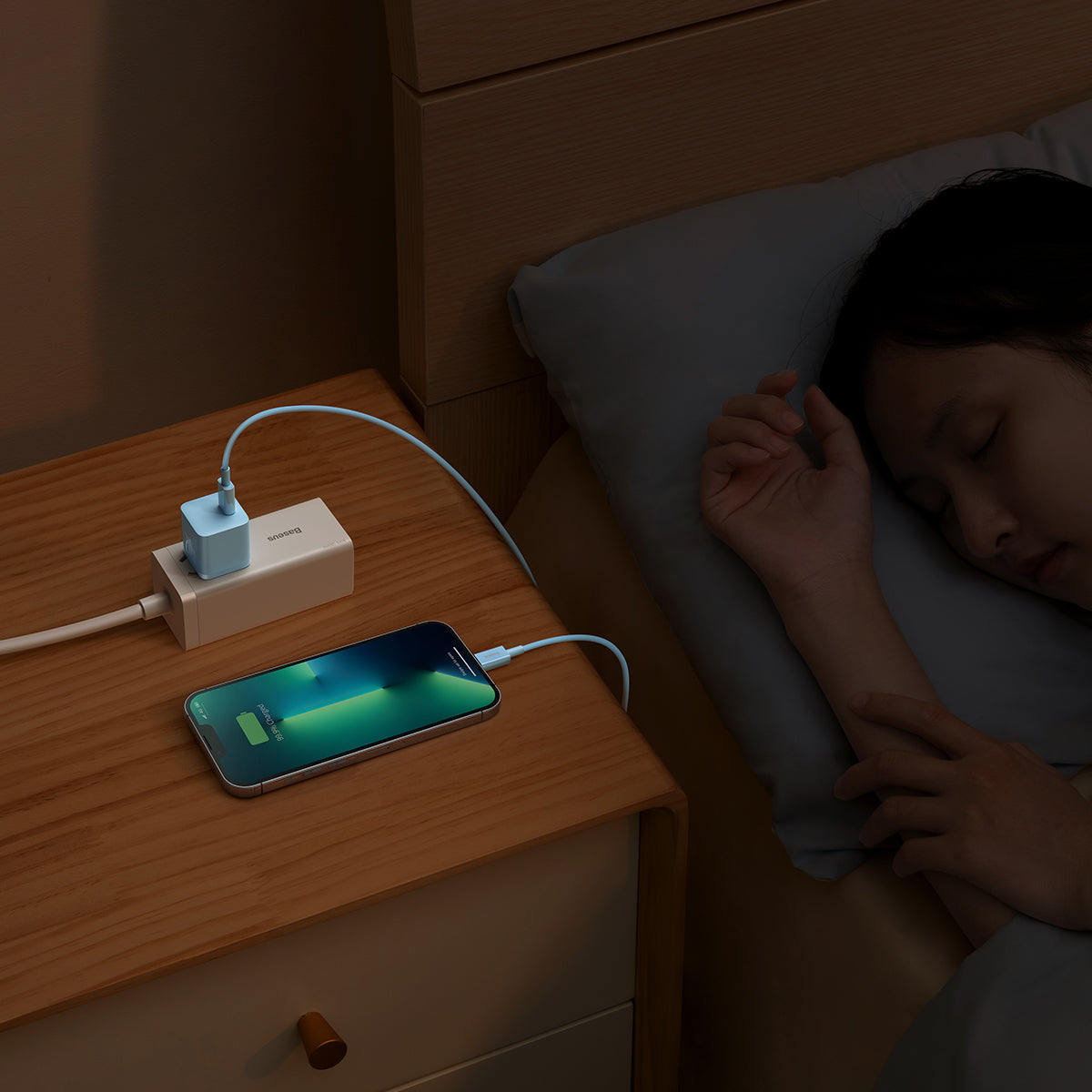 Baseus GaN5 Fast Charger Type C 20W CN Mini Sierra Blue