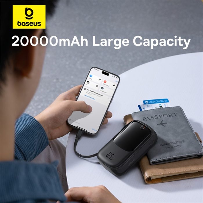 Baseus Qpow Pro+ Digital Display Fast Charge Power Bank 20000mAh 22.5W Type-C Edition