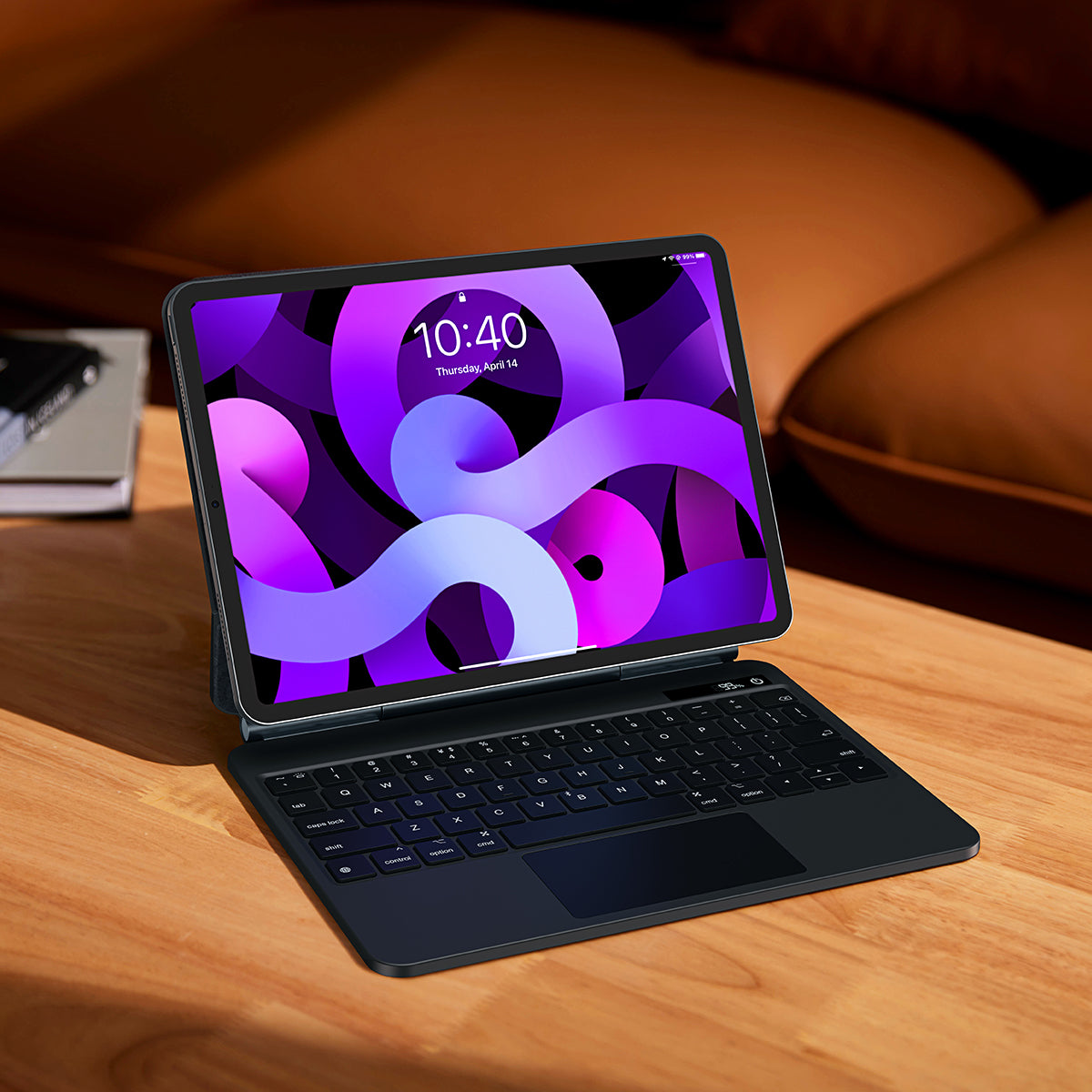 Baseus Brilliance Original Keyboard Case Pro (with Digital Display) For IPad Pro 12.9-inch(2018/2020/2021/2022)Gray