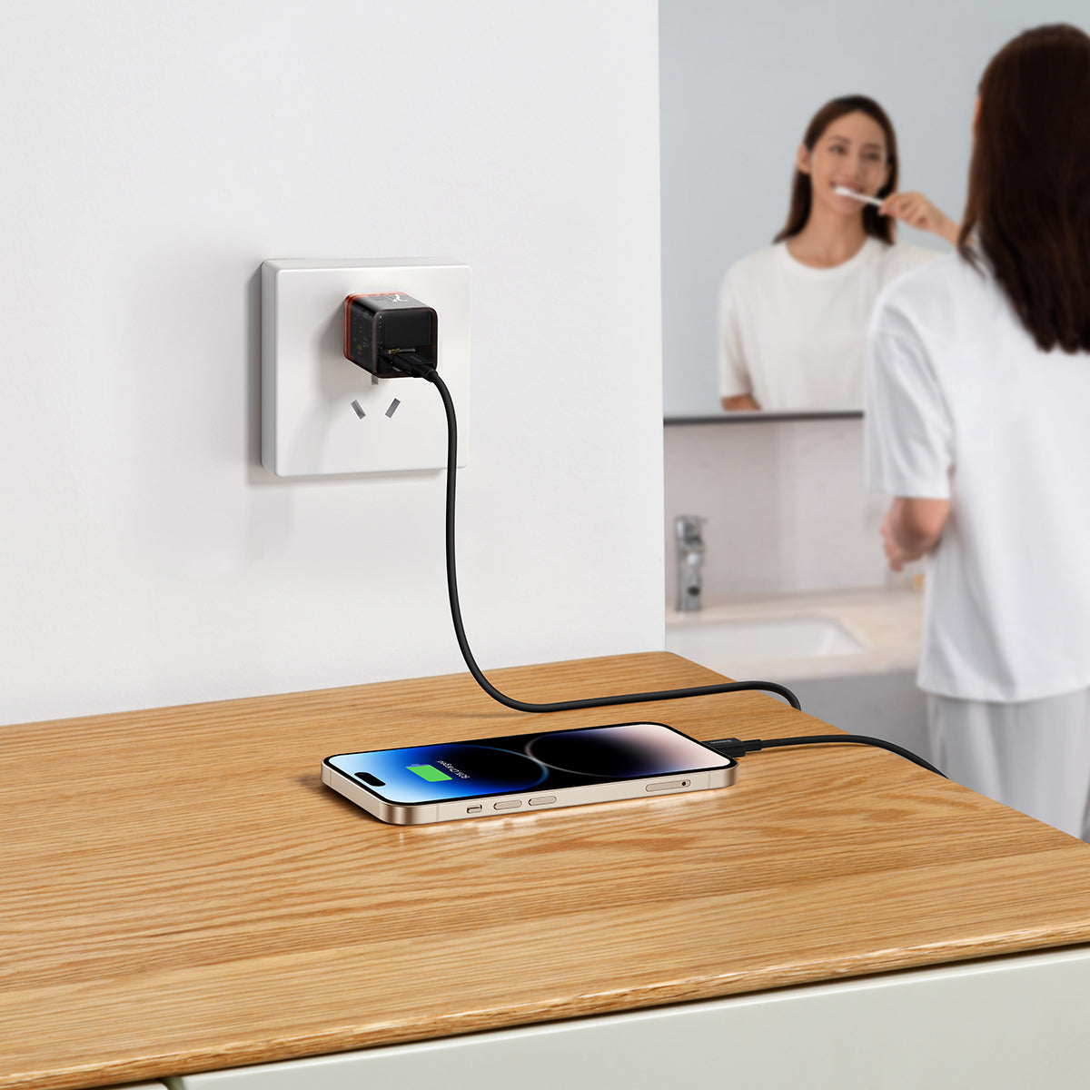 Baseus GaN5 Fast Charger Mini 1C 20W CN Amber Orange