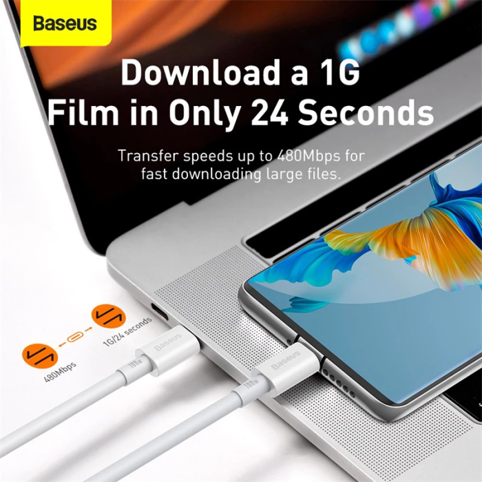 Baseus Superior Fast Charge Data Cable Type-C to Type-C 100W