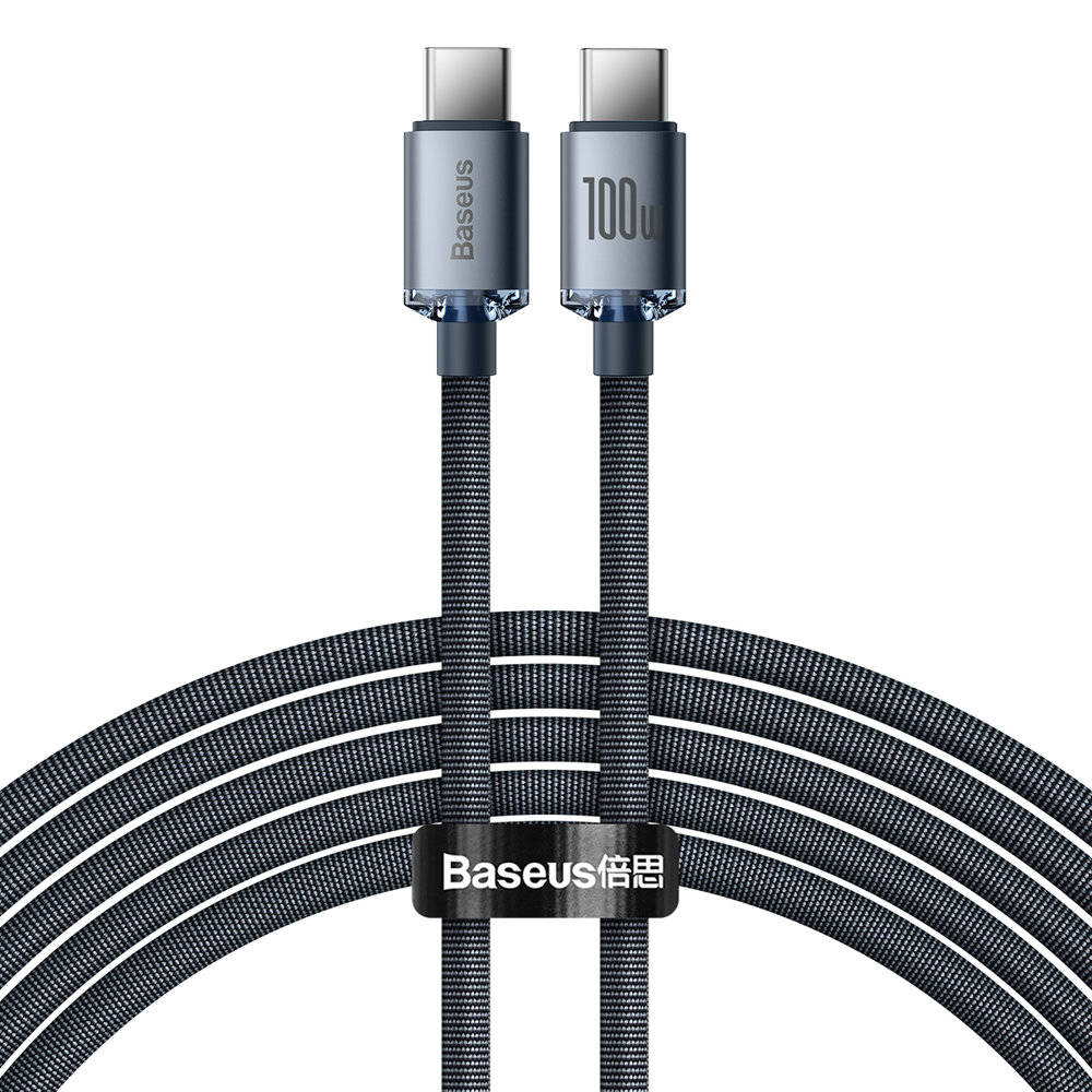 Baseus Crystal Shine Series Fast Charging Data Cable Type-C to Type-C 100W 2m