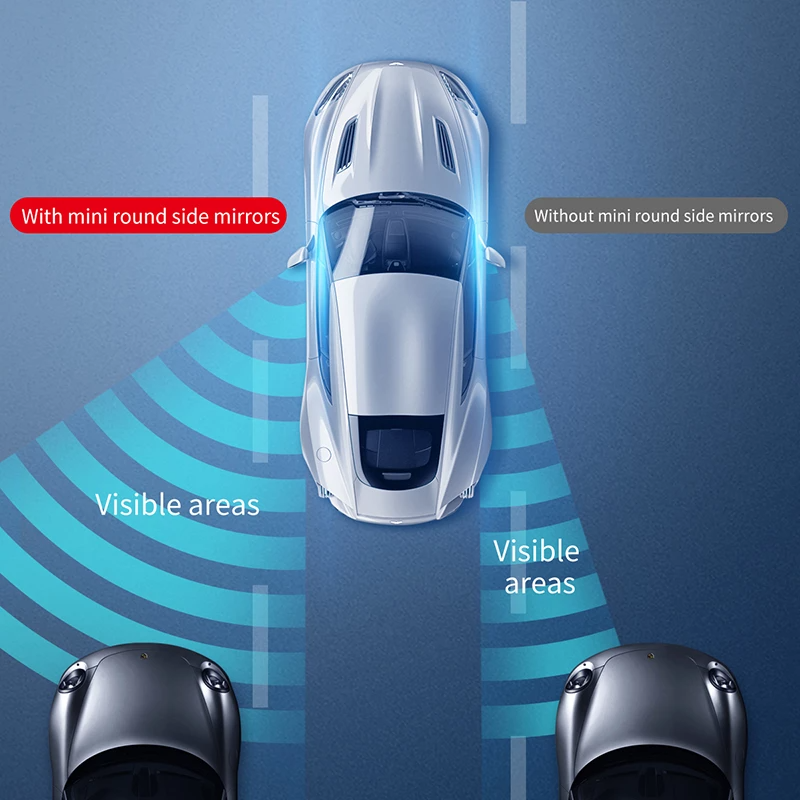 Baseus Full-View Blind Spot Rearview Mirrors For Car