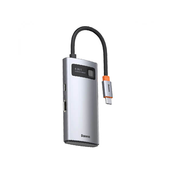 Baseus Metal Gleam Series 4 in 1 Type-C Multifunctional Hub