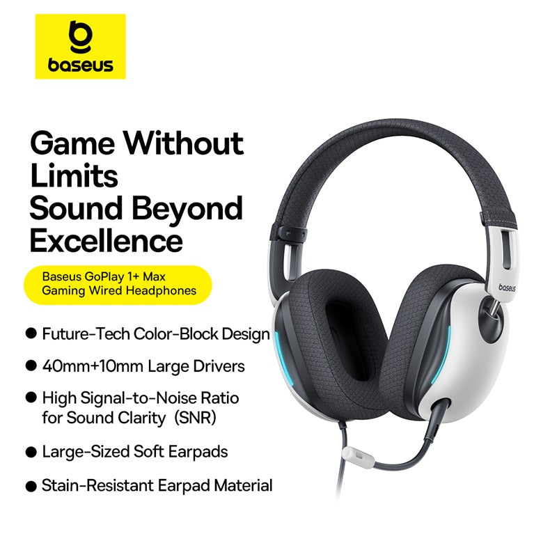 Baseus GoPlay 1+ Max Gaming Wired Headphones USB-A