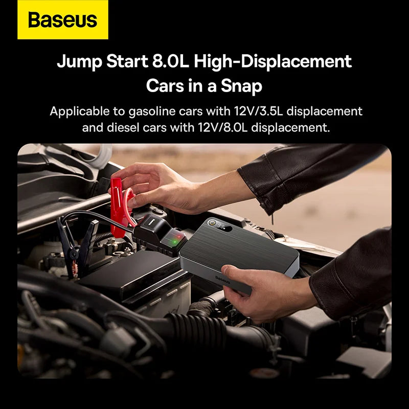 Baseus Super Energy Pro Black+ Car Jump Starter 1600A