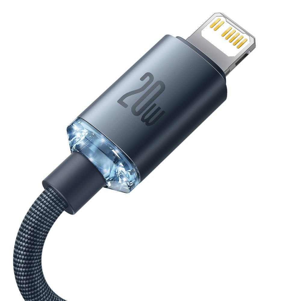 BASEUS Crystal Shine Series 20W 1.2m Fast Charging Type-C to iP Data Cable