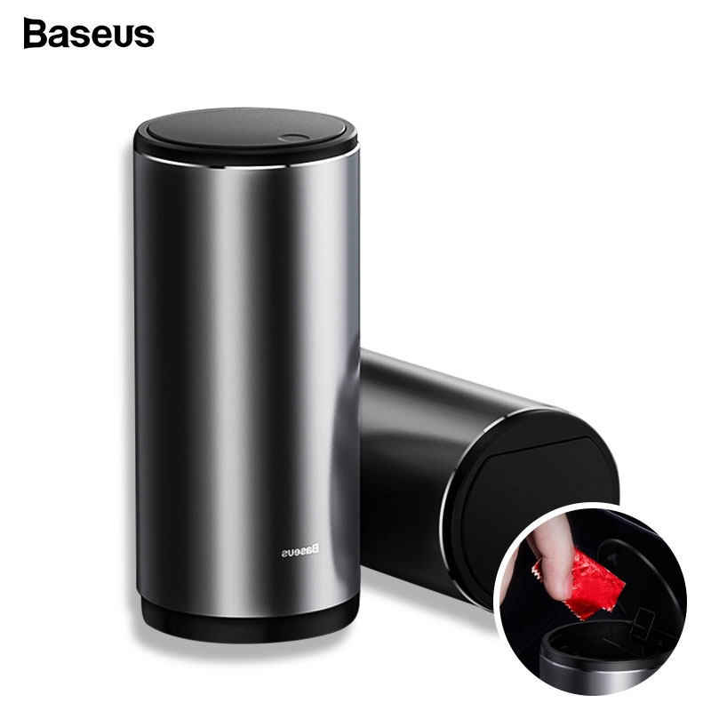Baseus Gentleman Style Vehicle-mounted Trash Can Dark gray