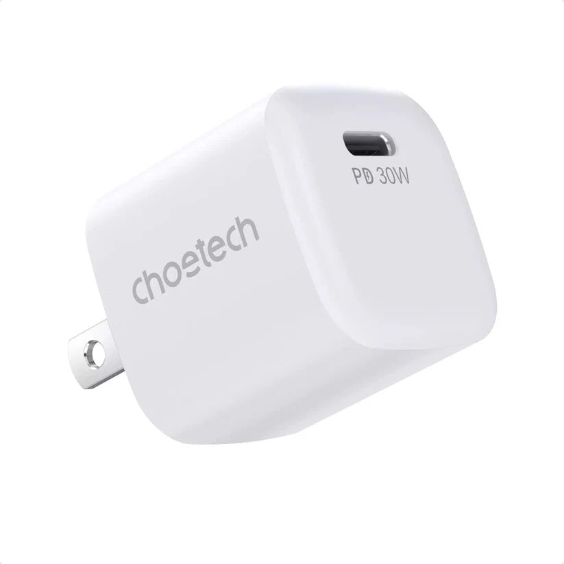 PD5007 Choetech PD30W GaN Tech Wall Charger for MacBook Air/iPhone iphone 15/14/13/12 EU