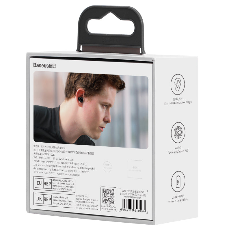 Baseus Encok True Wireless Earphones WM01 Black