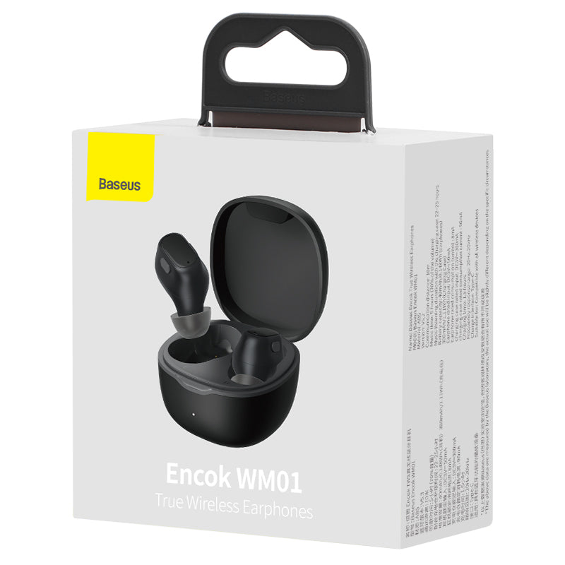 Baseus Encok True Wireless Earphones WM01 Black